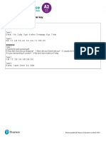 Revision (Units 1-3) Answer Key: Language Test C