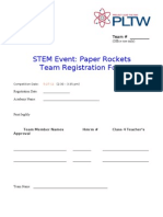 STEM Competition - Team Registration Forms Rockets11