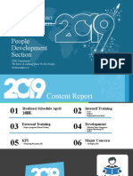 April: People Development Section