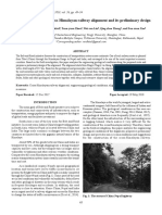 Engineering Geology of Cross-Himalayan Railway Alignment and Its Preliminary Design