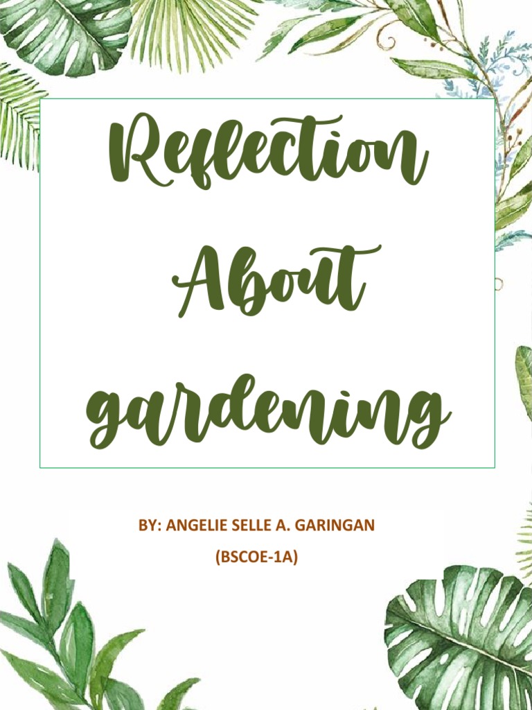 Reflection (Tree Planting) | PDF
