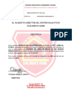 Certificado Laboral Naty