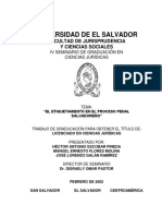 El Etiquetamiento en El Proceso Penal Salvadoreño