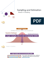 Slides Sampling and Estimation Biases in Sampling