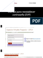 Manual para Reestablecer Contraseña (EVP)