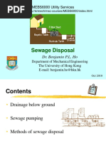 Sewage Disposal. Dr. Benjamin P.L. Ho Department of Mechanical Engineering The University of Hong Kong E-Mail - Benjamin - Ho@hku - HK