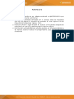 Transacciones de donación, impuestos, reservas y dividendos