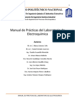 Manual de Prácticas Del Laboratorio de Electroquimica