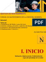 S01 - Gestión, Parámetros de Mantenimiento. Mantenimiento Correctivo UG