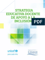 Estrategia Educativa Docente de Apoyo a La Inclusión