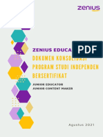 Dokumen Konsolidasi Studi Independen Zenius Education 2021