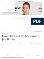 How I Cleaned Up My Lungs in Just 3 Days. - Elephant Journal