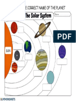 planet worksheet