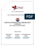 Chennai Petroleum Corporation Limited: Oil and Gas Industry