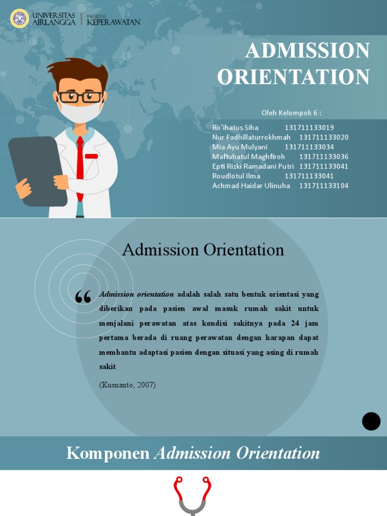 Tm 12 Sgd Kel 6 Ppt Admission Orientation Pdf