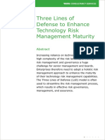 Three Lines of Defense To Enhance Technology Risk Management Maturity