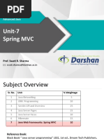 Adv - Java GTU Study Material Presentations Unit-7 Java Web Frameworks..Spring MVC