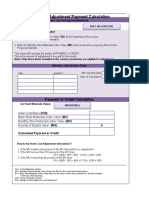 Escalation Clauses-Cost Adjustment Spreadsheets For Construction Project