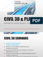 Civil 3D & Plans: Prepared By: Daniel Benson A. Pioquinto