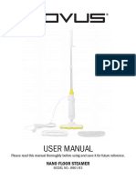User Manual: Nano Floor Steamer