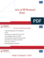 Overview of IP Protocol Suite