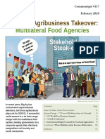 The Next Agribusiness Takeover - Multilateral Food Agencies