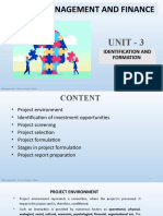 Unit 3 Project Environment Identificaiton and Formation