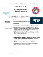 The Ethiopian Journal of Health Development: Volume 32, Number 4, 2018, 197-318