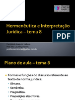 Hermeneutica e Interpretacao Aula 8 PDF 2017.1