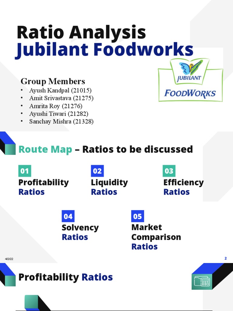 Ratio Analysis - Jubilant Foodworks-1 | PDF