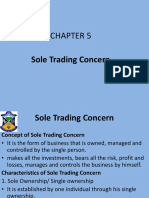 Sole Trading Concern