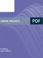 Vidhya - SMDM Project