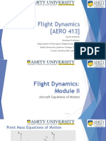 Aircraft's Equations of Motion
