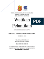 Watikah Pelantikan PSS