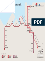 Sydney Lightrail Network Map
