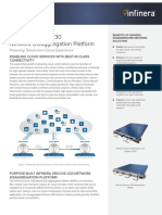 Infinera Groove G30 Network Disaggregation Platform: Powering Tomorrow's Cloud Experience