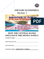 Module 3 EE311 Monetary Economics