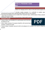 Developing A C Program