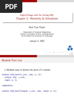 Chapter 3: Hierarchy & Simulation: Digital Design With The Verilog HDL