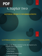 Chapter Two: General Design Considerations