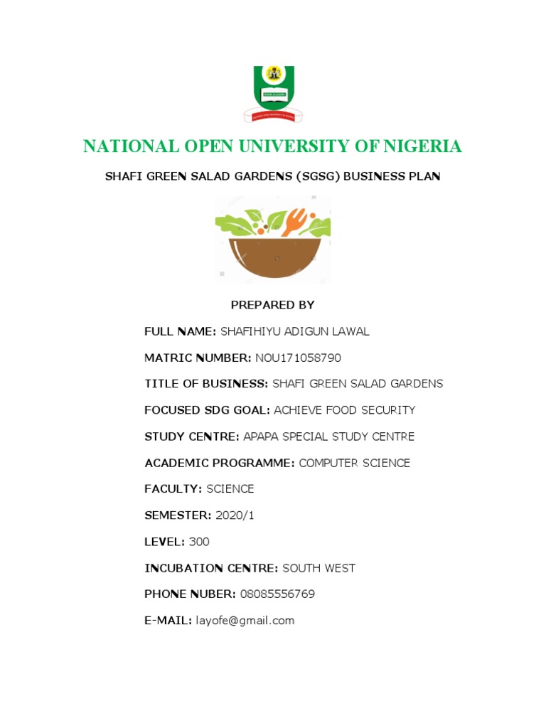 Farm and Food Produce Business Plan PDF Value Added Tax Supermarket