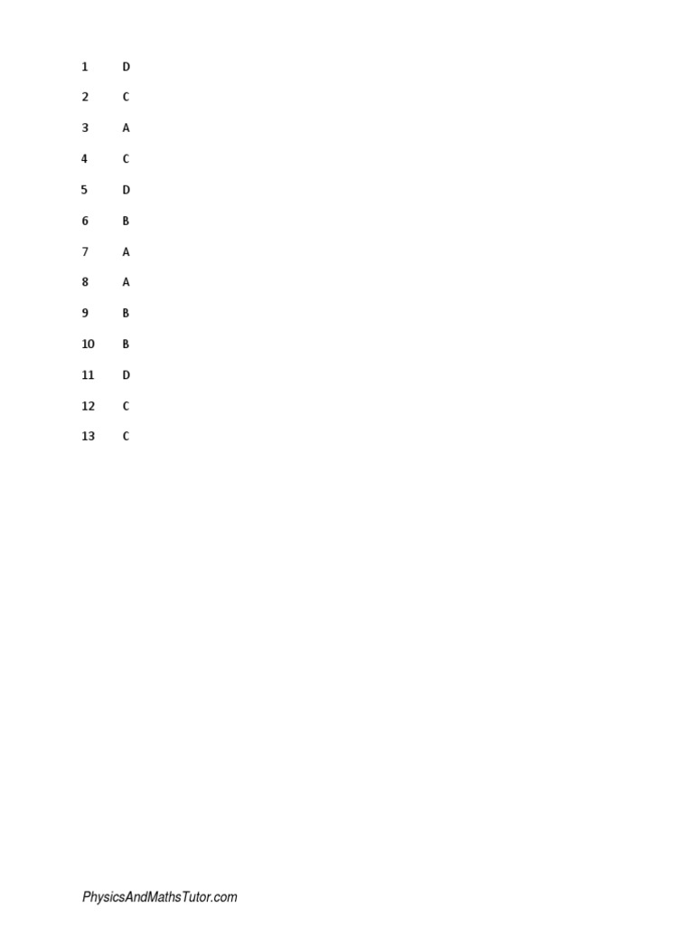 Variation & Selection (Multiple Choice) MS | PDF