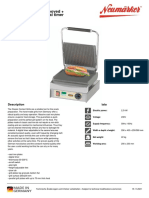 Art.-Nr. 11-80411DT Panini Master - Top Grooved + Bottom Flat - With Digital Timer