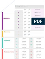 Calendario Muestra