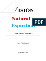 VISION NATURAL Y ESPIRITUAL - joel perdomo