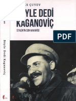 Feliks Çuyev - Böyle Dedi Kaganoviç Stalin'in Son Havarisi Verba Yayınları