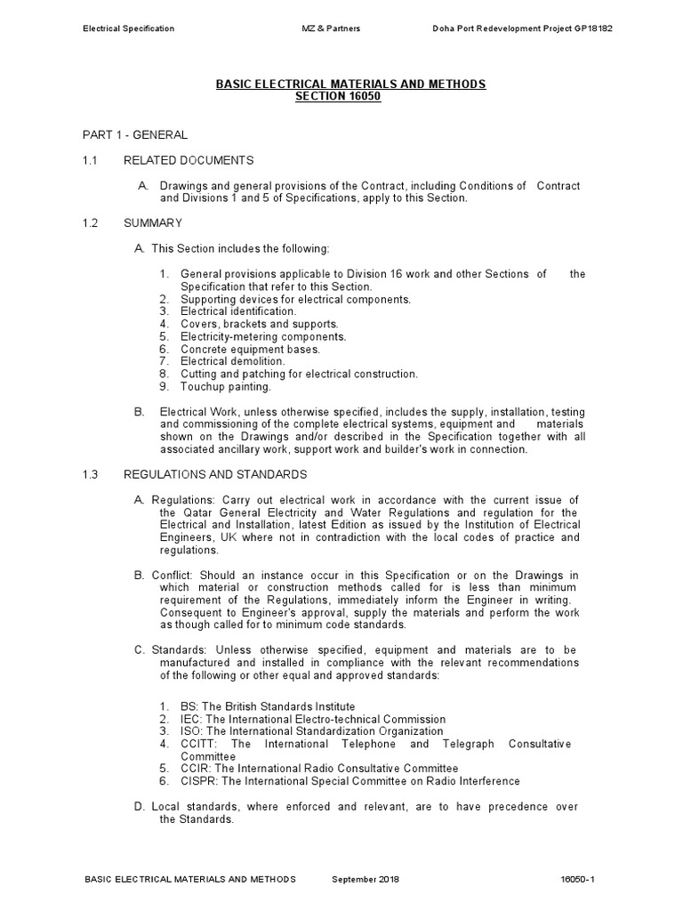 16050Basic Electrical Materials and Methods PDF Screw