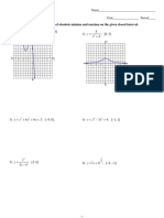 Absolute Extrema: y X X X + 3 y X