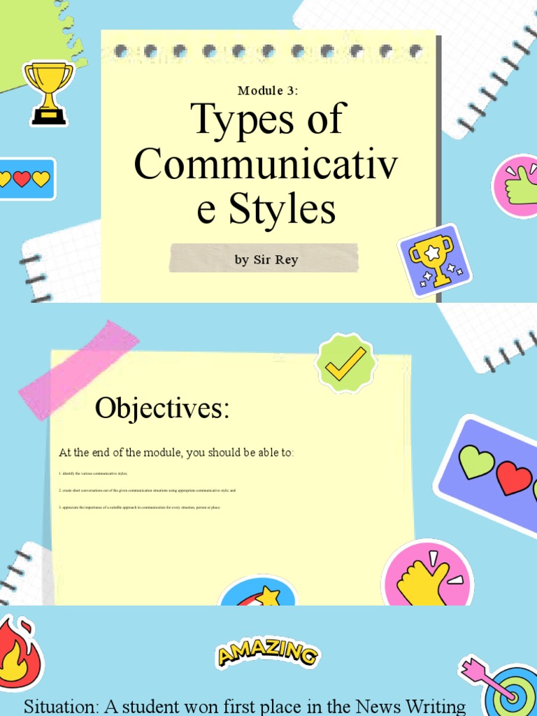 Five Types of Communicative Styles | PDF | Cognitive Science | Linguistics