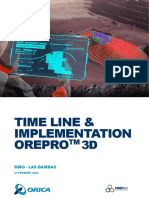 22014_OREPro 3D Implementation and Time Line - Las Bambas